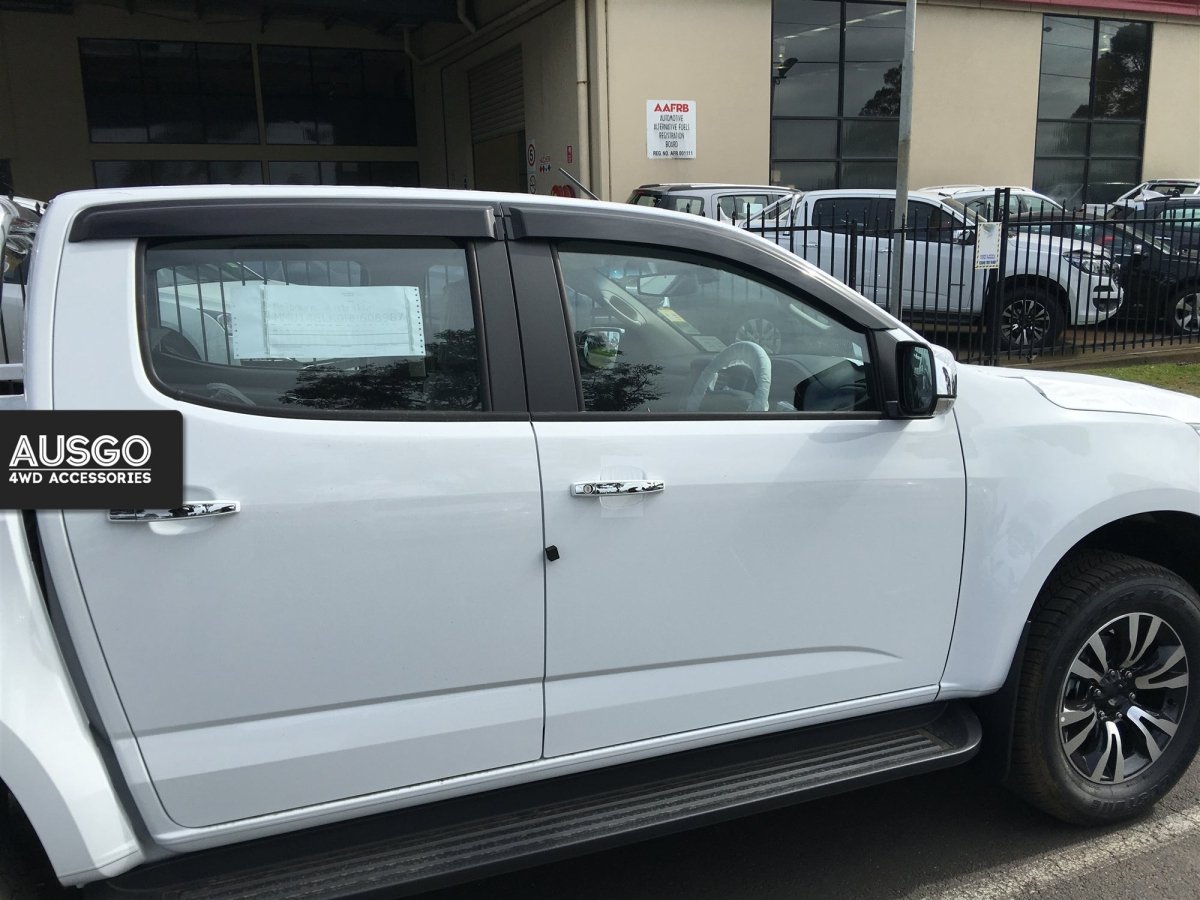 AUSGO Holden Colorado Dual Cab RG Series 2012 - 2020 Injection Monsoon Weather Shields - NZ Offroader
