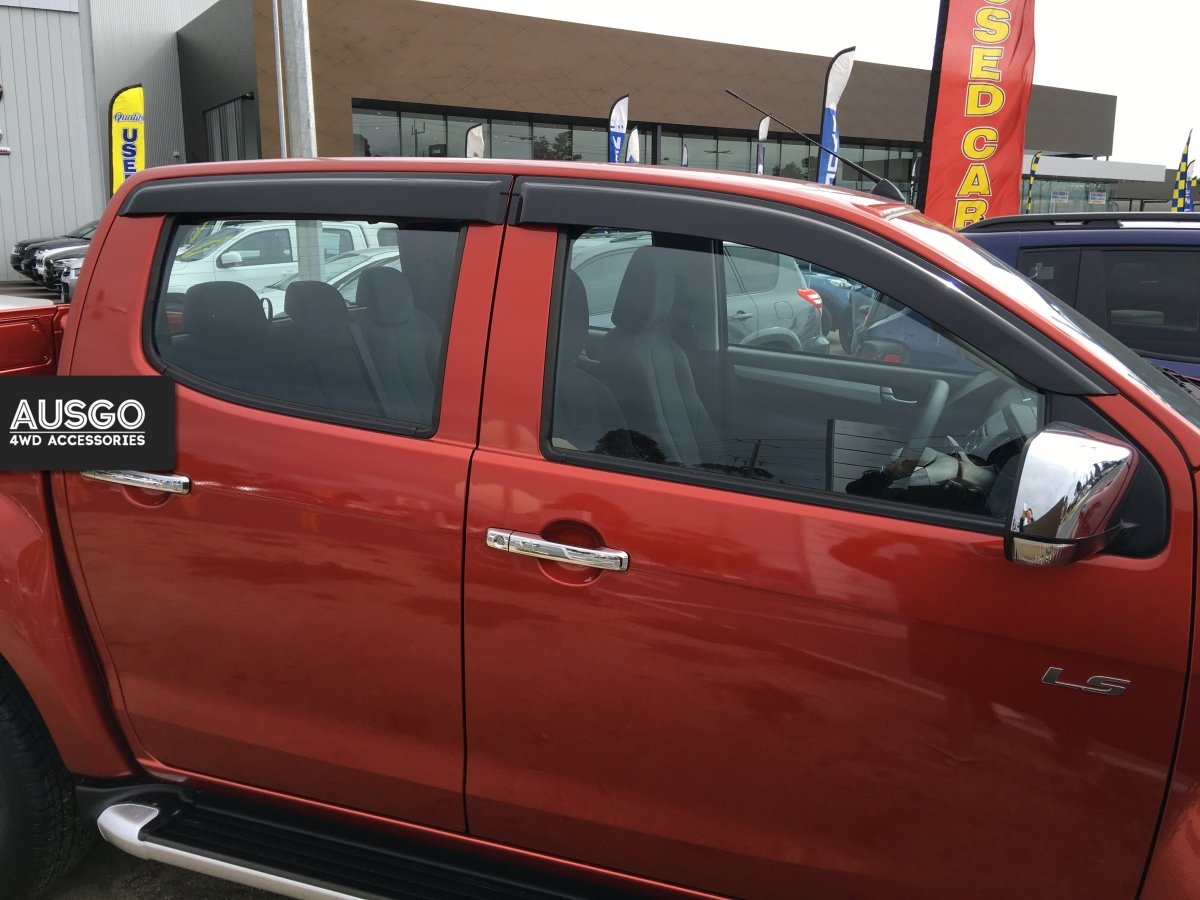 AUSGO ISUZU D - MAX Dual Cab 2012 - 2020 Injection Monsoon Weather Shields - NZ Offroader