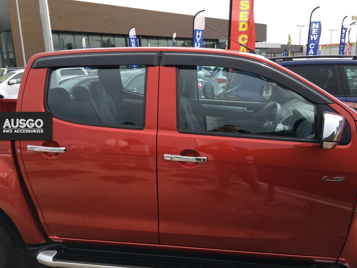 AUSGO ISUZU D - MAX Dual Cab 2012 - 2020 Injection Monsoon Weather Shields - NZ Offroader