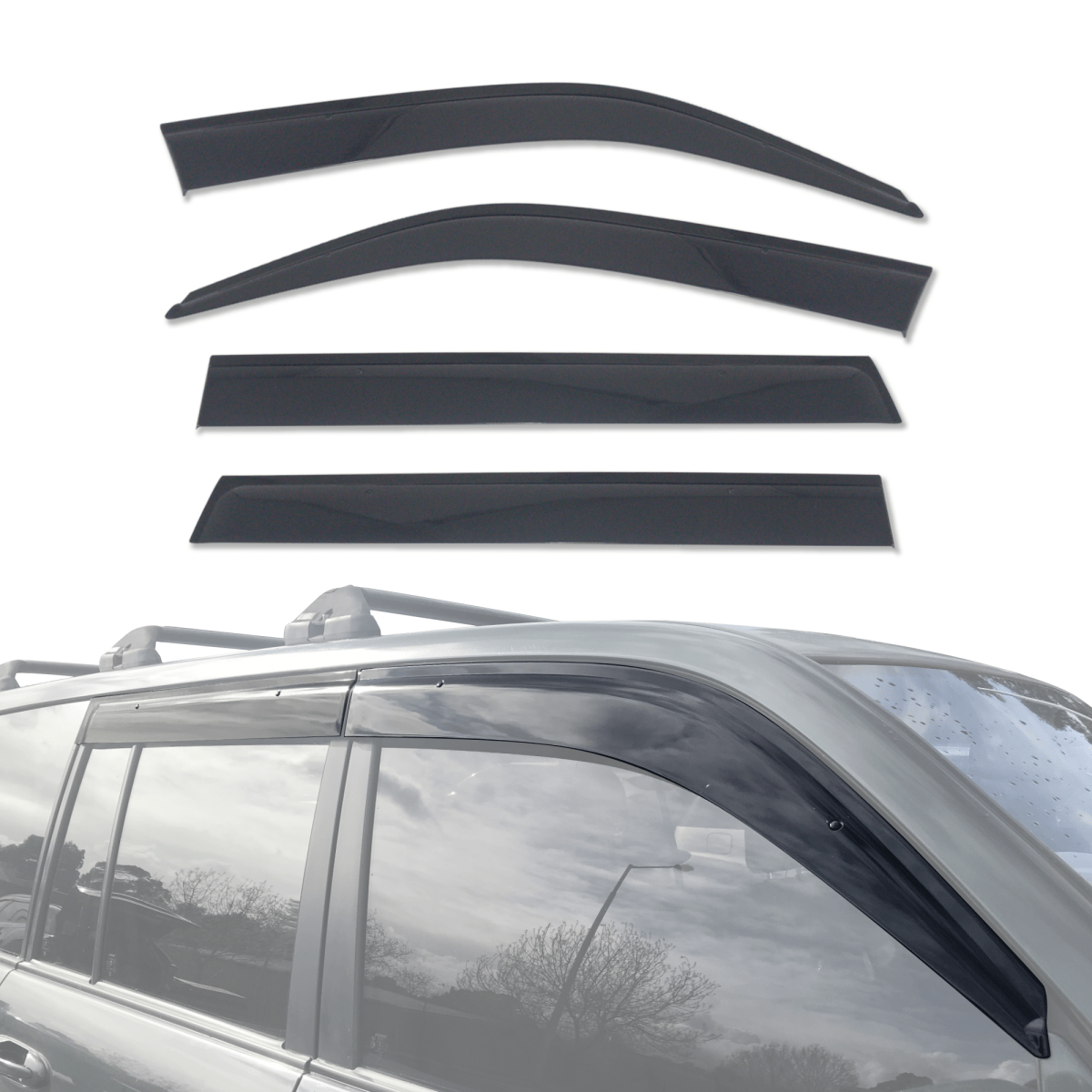 AUSGO Lexus LX470 1998 - 2007 Injection Monsoon Weather Shields - NZ Offroader