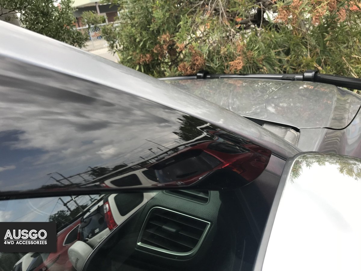 AUSGO Mitsubishi Triton MQ MR Dual Cab 2015 - 2024 Injection Monsoon Weather Shields - NZ Offroader