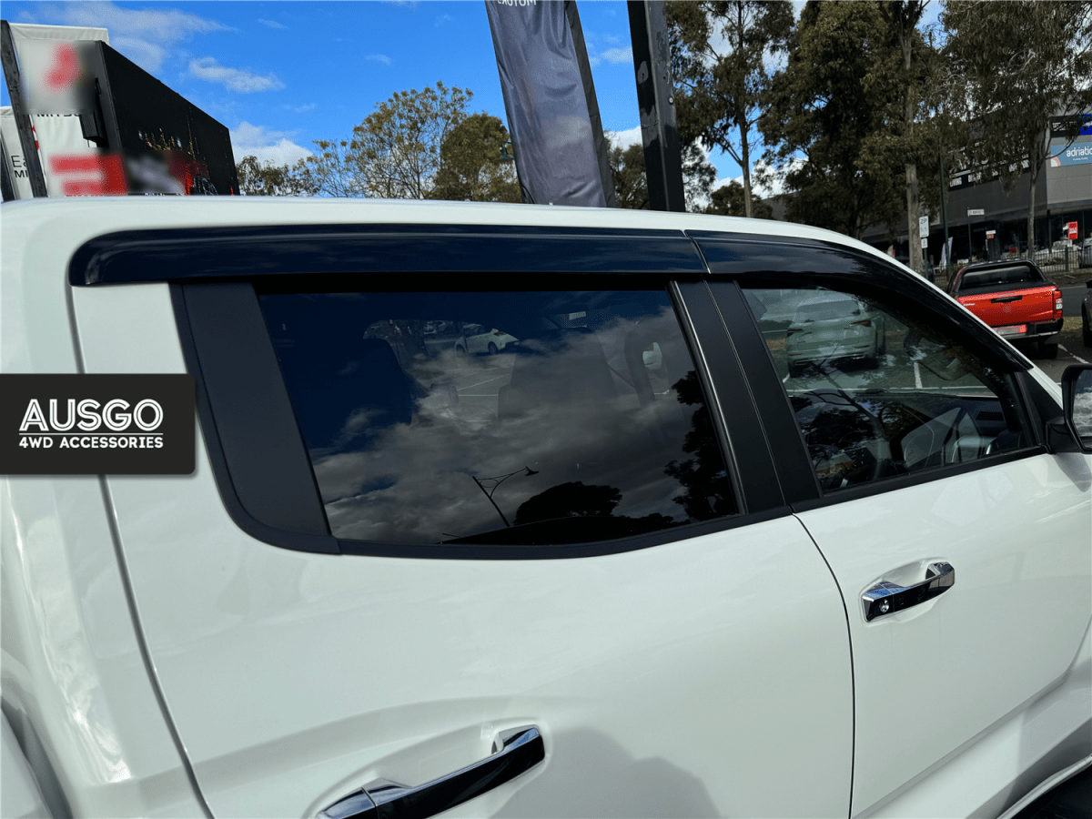 AUSGO Mitsubishi Triton MV Dual Cab 2024 - Onwards Injection Monsoon Weather Shields - NZ Offroader
