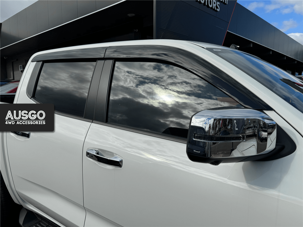 AUSGO Mitsubishi Triton MV Dual Cab 2024 - Onwards Injection Monsoon Weather Shields - NZ Offroader