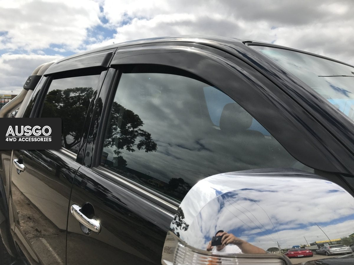 AUSGO Toyota Hilux Dual Cab 2005 - 2015 Injection Monsoon Weather Shields - NZ Offroader