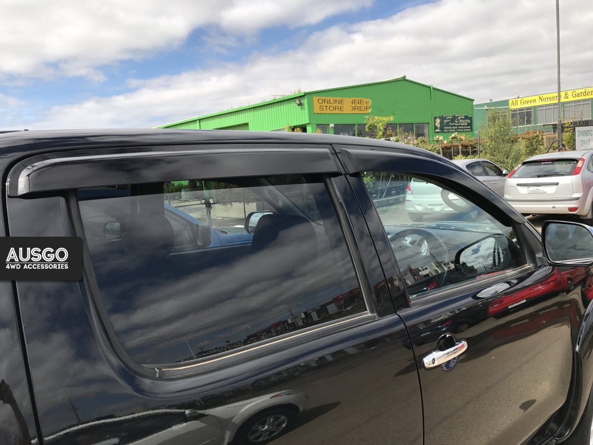 AUSGO Toyota Hilux Dual Cab 2005 - 2015 Injection Monsoon Weather Shields - NZ Offroader
