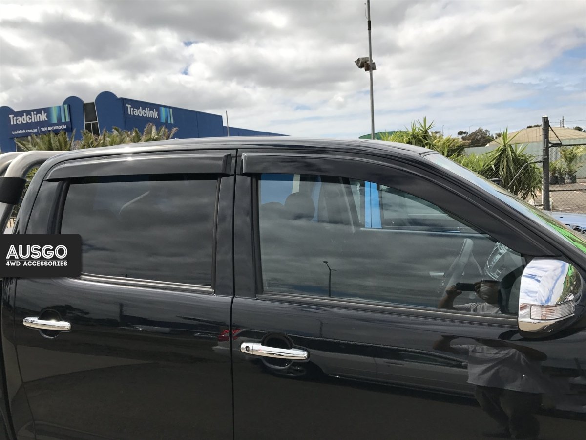AUSGO Toyota Hilux Dual Cab 2005 - 2015 Injection Monsoon Weather Shields - NZ Offroader