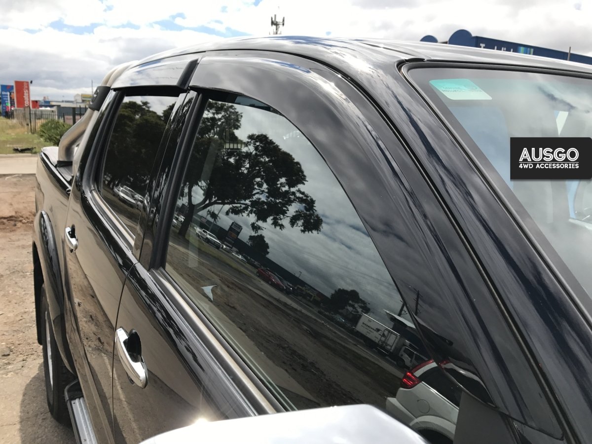AUSGO Toyota Hilux Dual Cab 2005 - 2015 Injection Monsoon Weather Shields - NZ Offroader