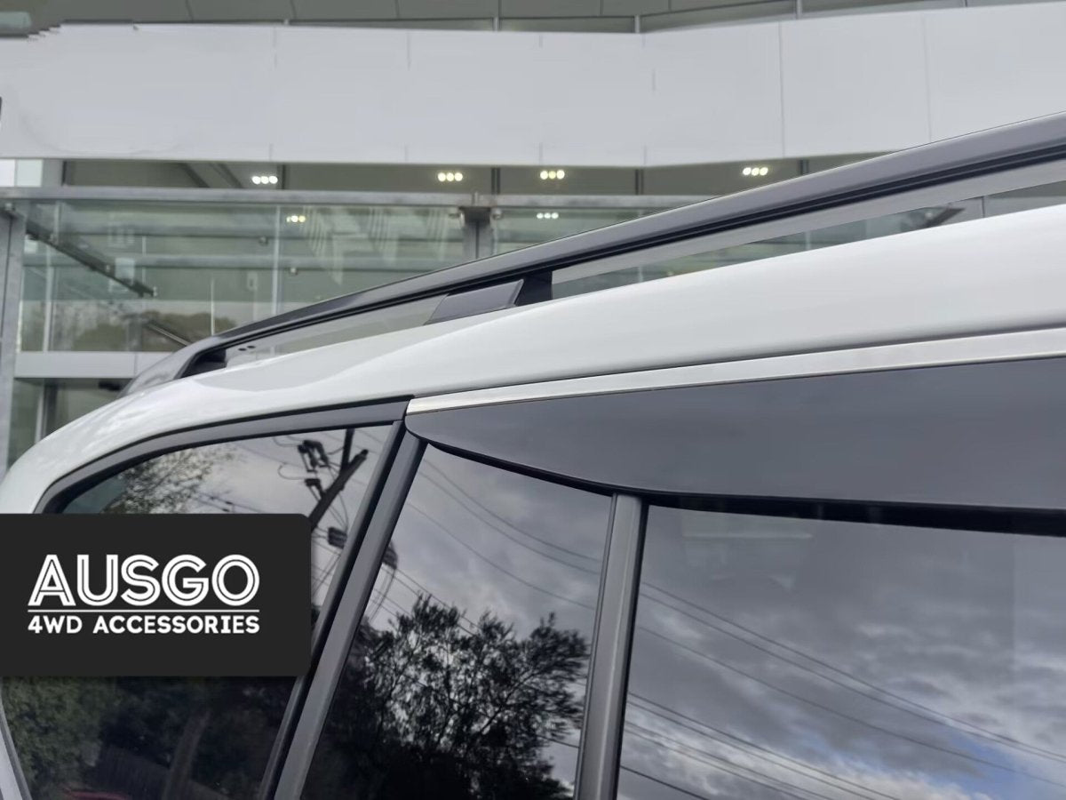 AUSGO Toyota Land Cruiser 300 Series 2021 - Onwards Monsoon Weather Shields with Stainless Trim - NZ Offroader