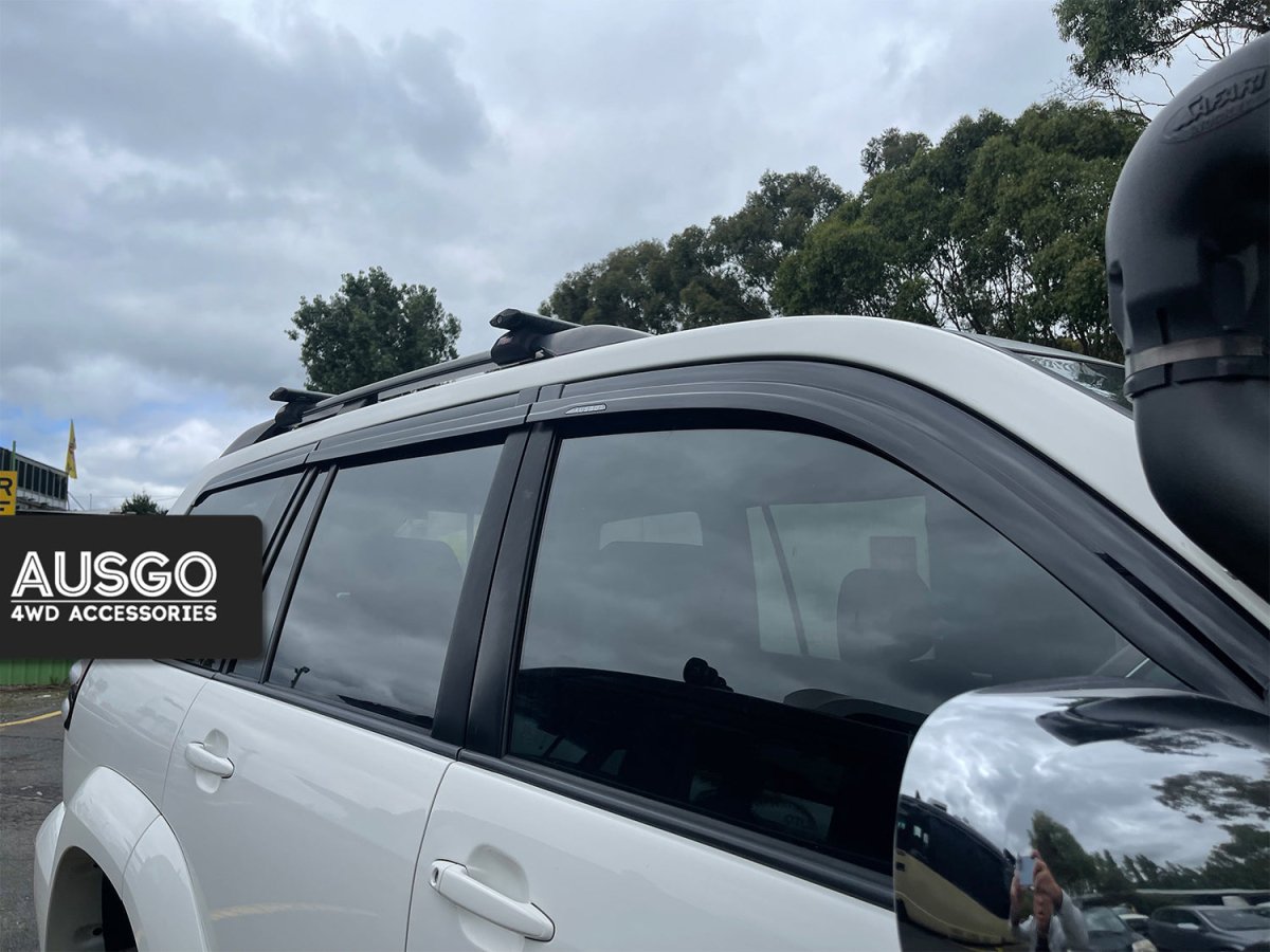 AUSGO Toyota Land Cruiser Prado 120 Series 2003 - 2009 Injection Monsoon Weather Shields - NZ Offroader