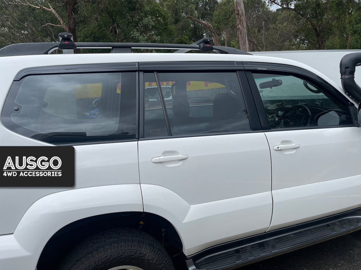 AUSGO Toyota Land Cruiser Prado 120 Series 2003 - 2009 Injection Monsoon Weather Shields - NZ Offroader