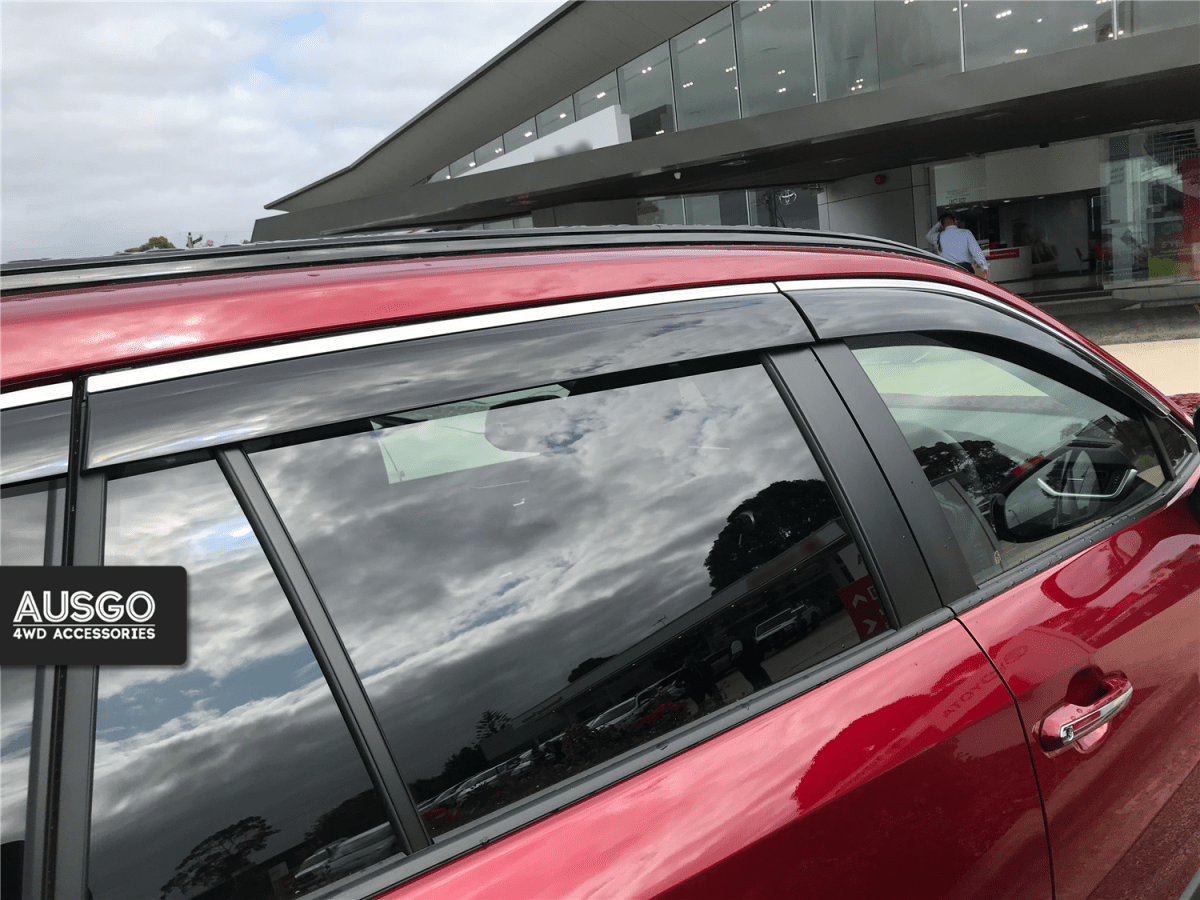 AUSGO Toyota RAV4 2019 - Onwards Monsoon Weather Shields with Stainless Trim - NZ Offroader