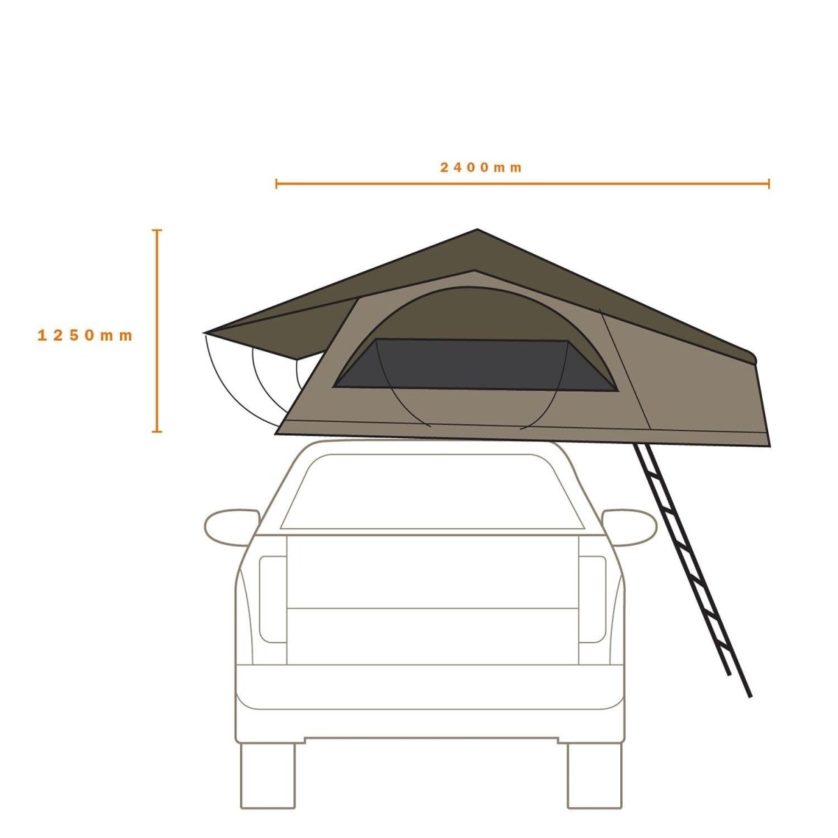 Darche PANORAMA 1400 Roof Top Tent - NZ Offroader