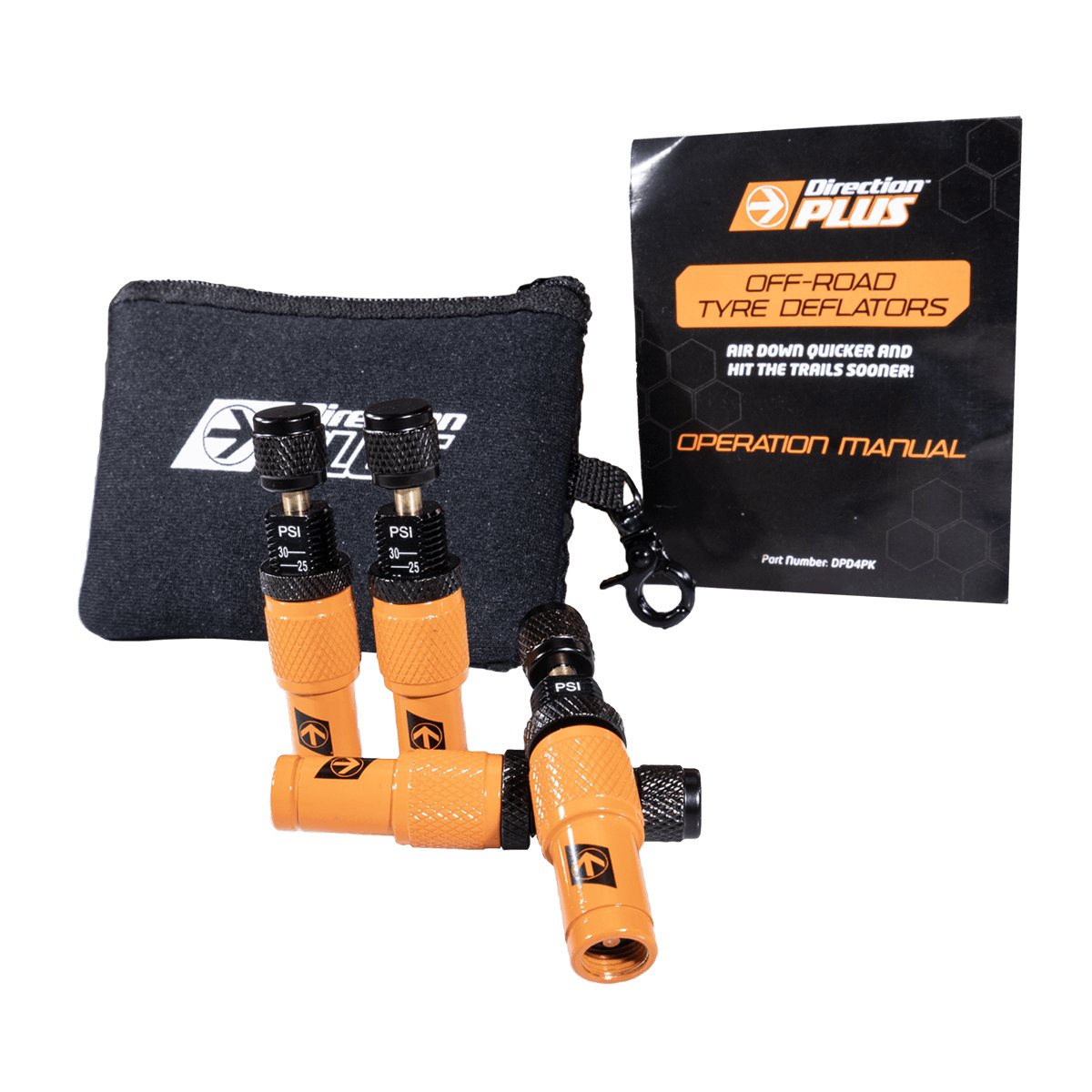 Direction Plus Off - Road Tyre Deflators (DPD4PK) - NZ Offroader