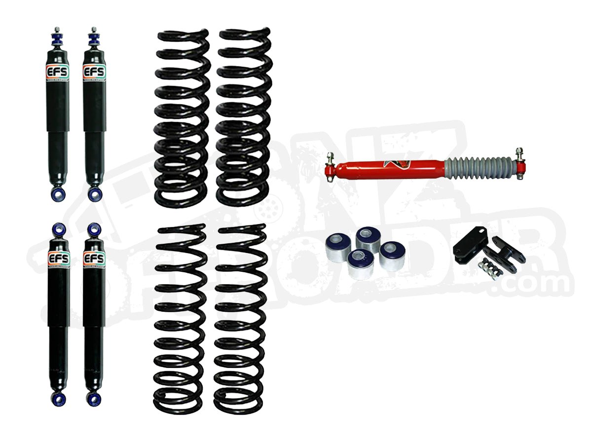 EFS Lift Kit To Suit Toyota Landcruiser Prado KZJ 78 - 71 3.0 Litre - NZ Offroader