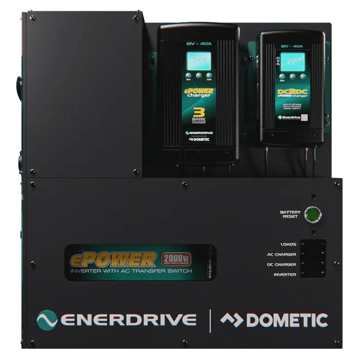 Enerdrive Adventurer Power System Right Mount 40AC 40DC 2000X INC Simarine - NZ Offroader