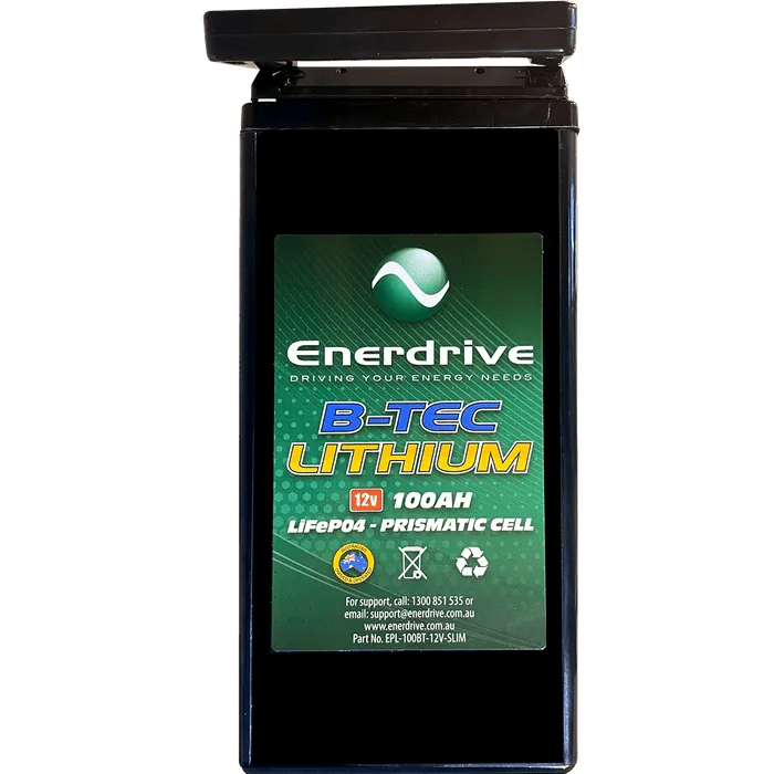 Enerdrive B - TEC 100Ah 12v LiFePO4 Slim Case Battery - NZ Offroader