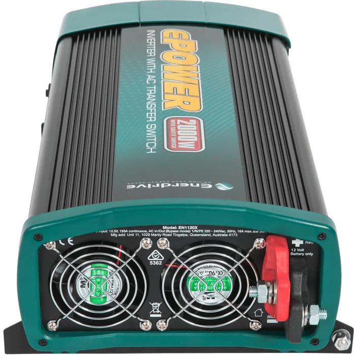 Enerdrive ePOWER 2000w/12v w/ RCD&AC Switch - NZ Offroader