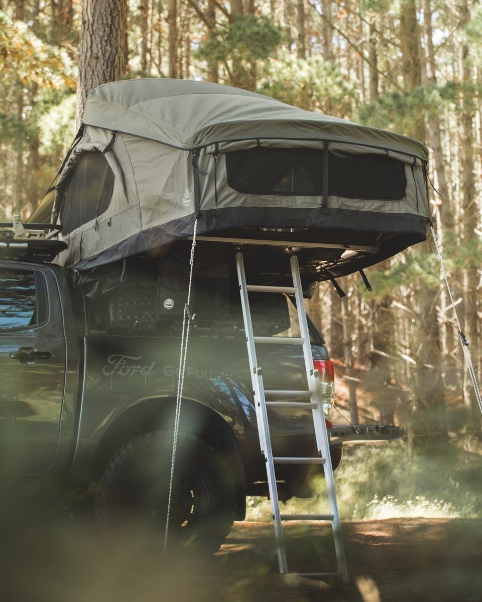 Feldon Crow's Nest Rooftop Tent - Extended - Green - NZ Offroader