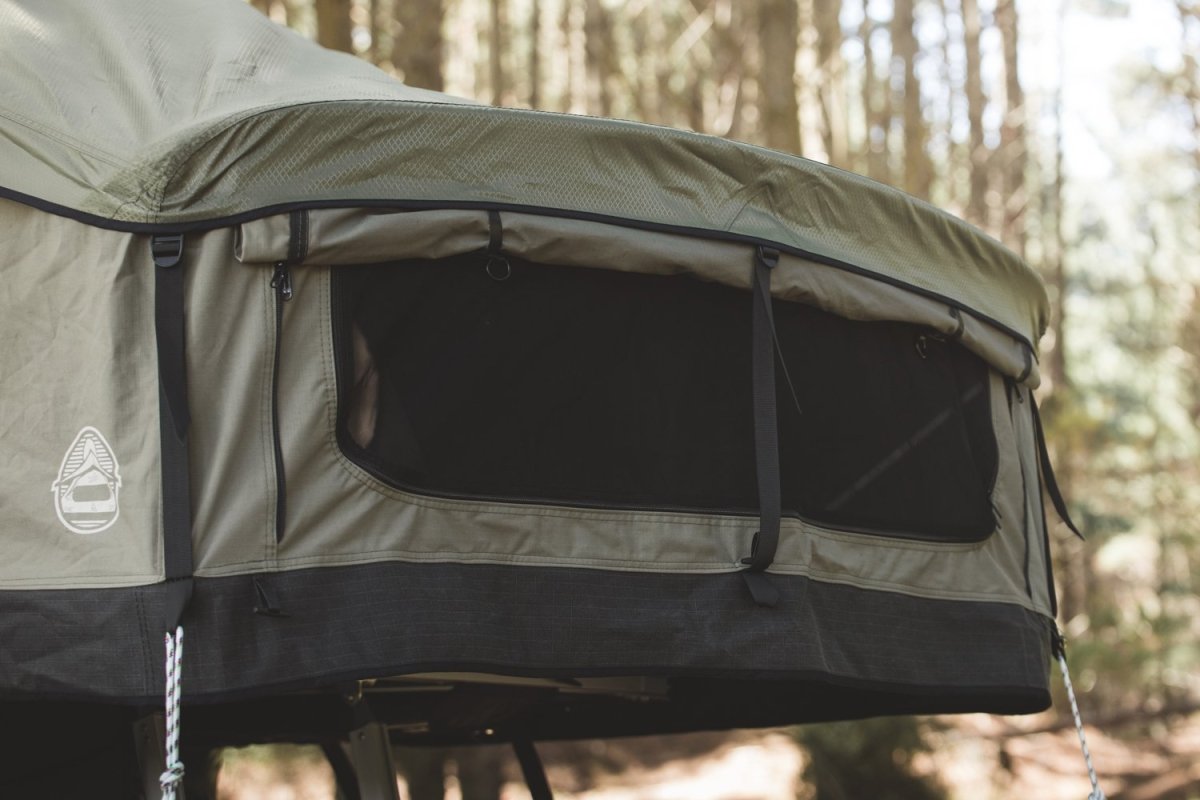 Feldon Crow's Nest Rooftop Tent - Extended - Green - NZ Offroader