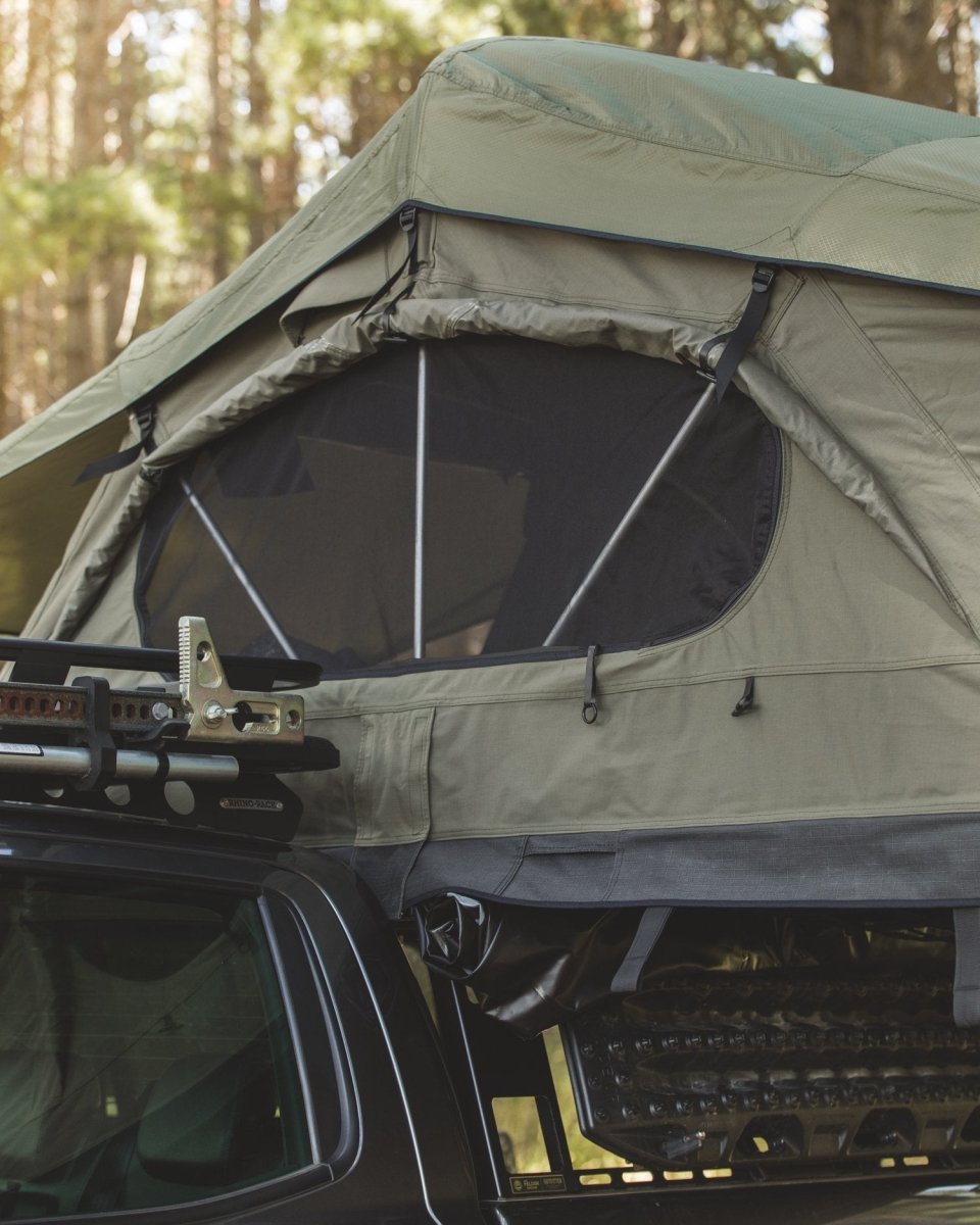 Feldon Crow's Nest Rooftop Tent - Extended - Green - NZ Offroader