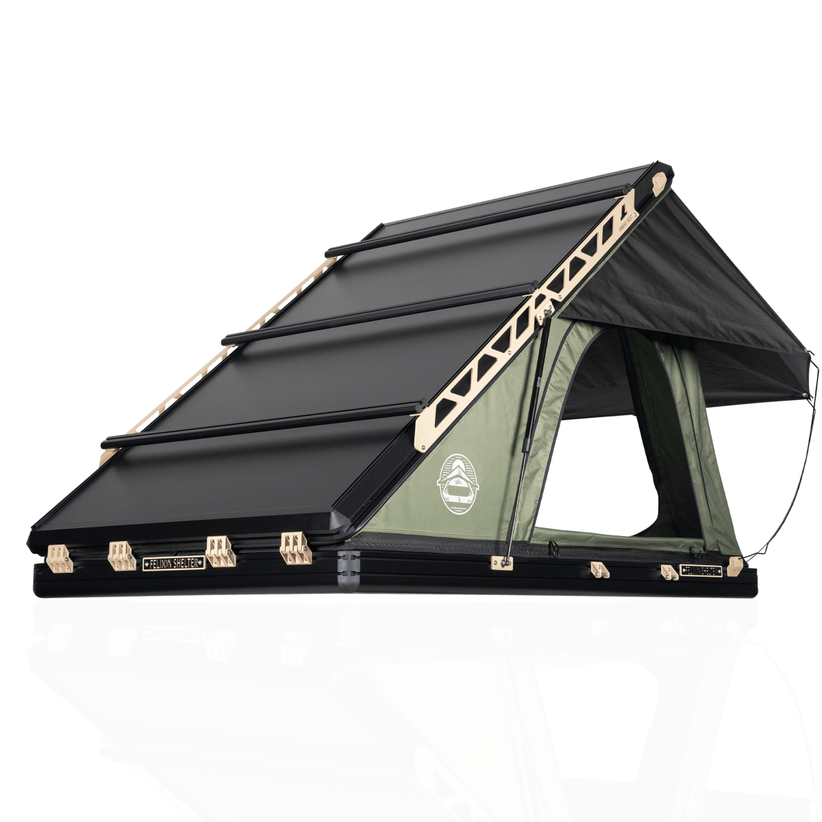 Feldon Hawk's Nest V2 Rooftop Tent - Wide - Green - NZ Offroader