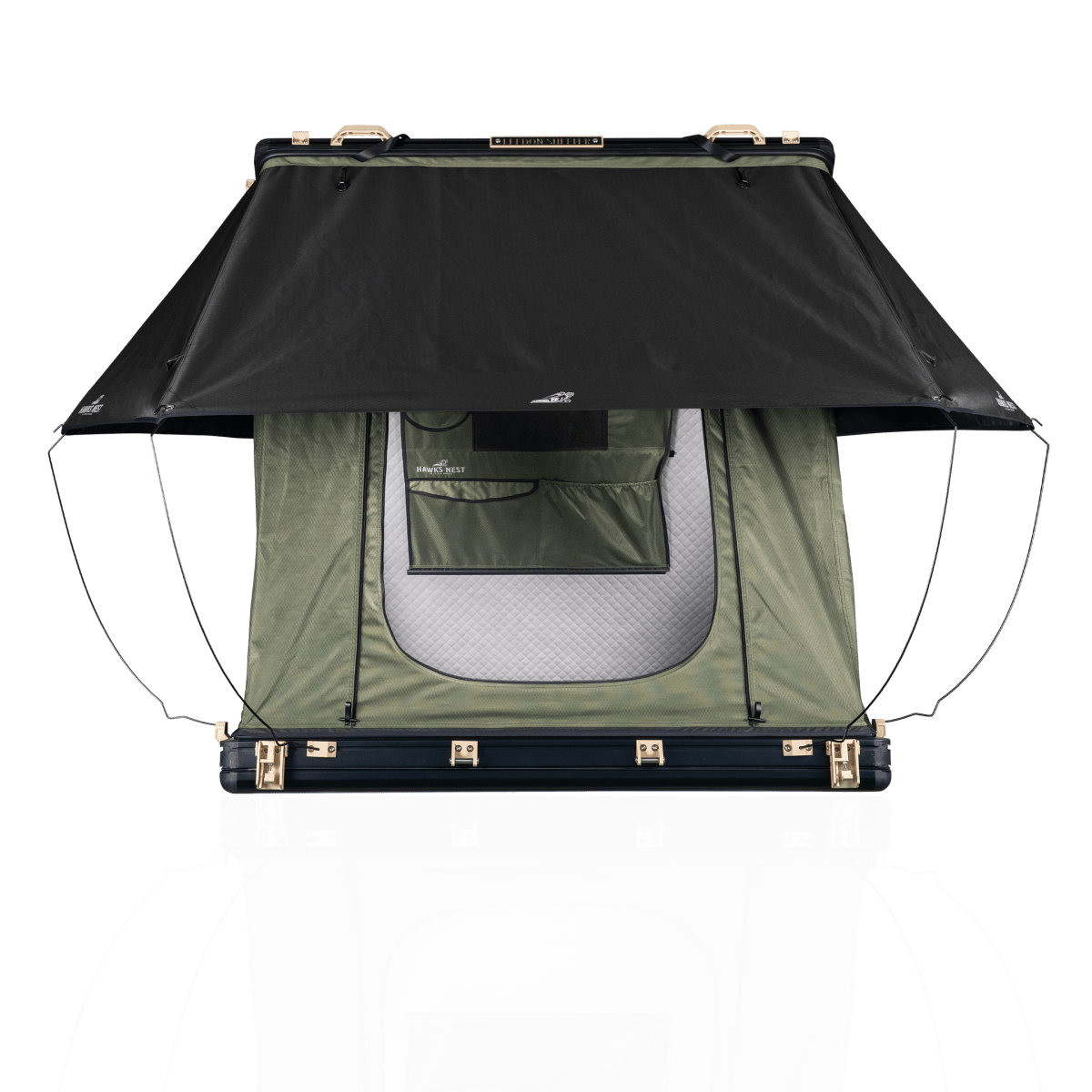 Feldon Hawk's Nest V2 Rooftop Tent - Wide - Green - NZ Offroader
