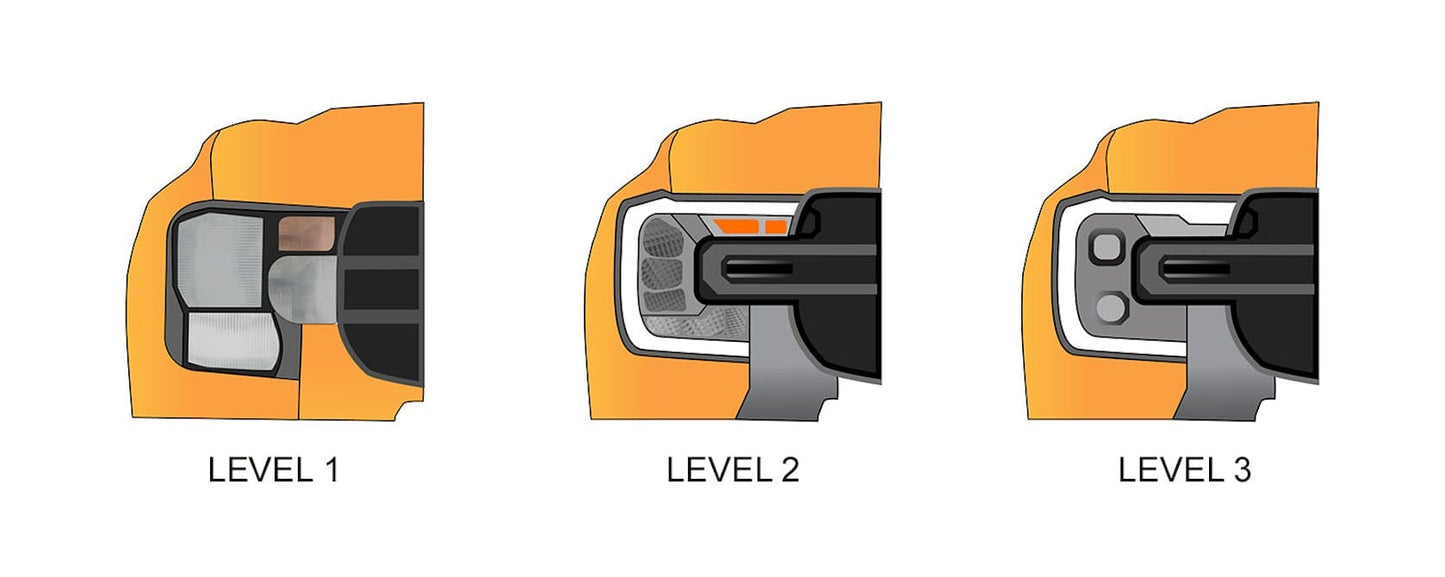 STEDI Next-Gen Ford Ranger Raptor & Everest Piggy Back Adaptor Piggy Back Adapter STEDI 