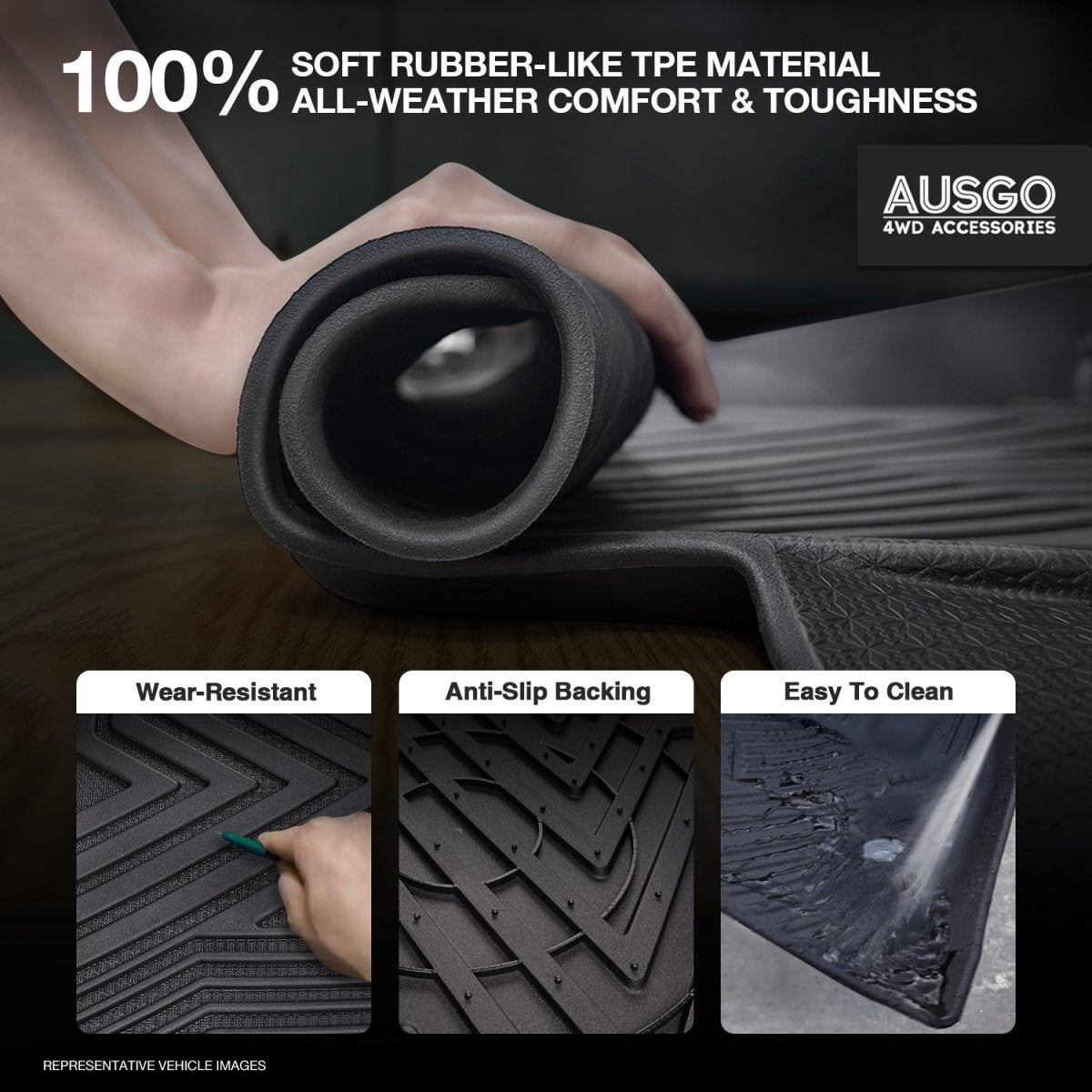 Ford Ranger PX PX2 PX3 2011 - 2022 Injection Car Floor Mats - NZ Offroader
