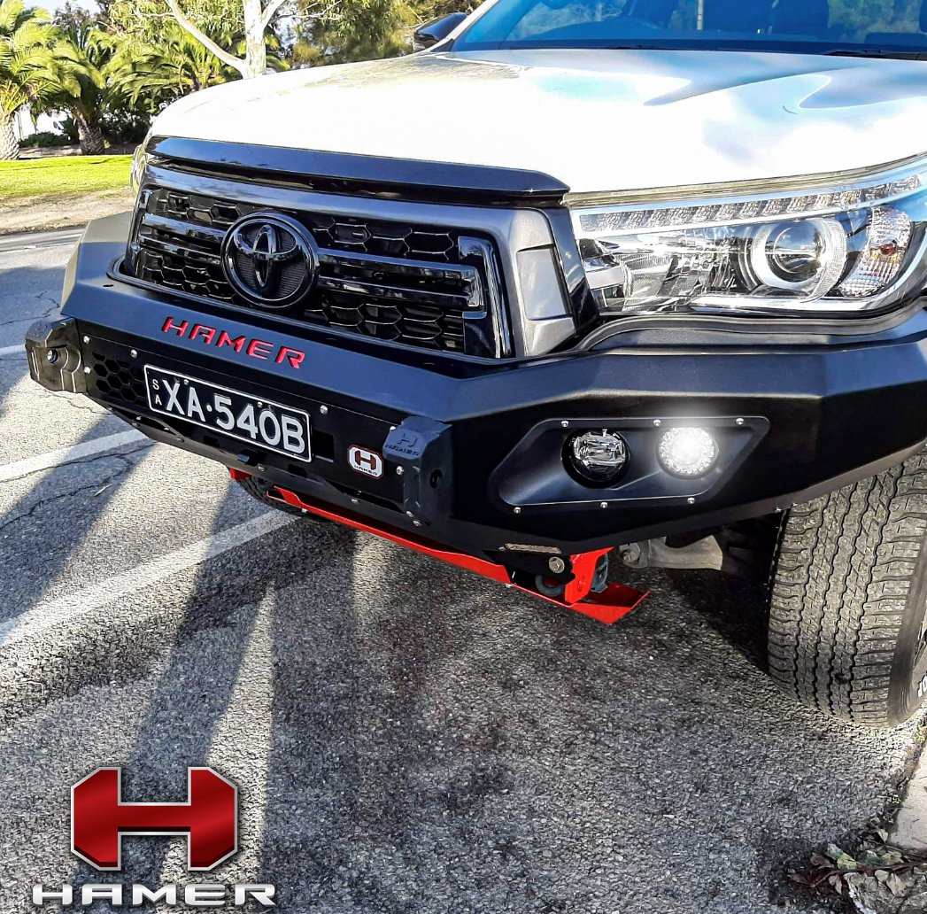 Hamer AM106 King Series Winch Bar for Toyota Hilux Cruiser 2018 - 2020 - NZ Offroader