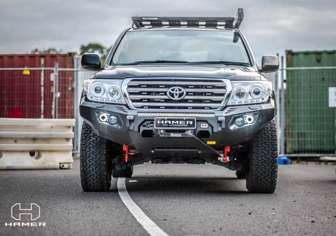 Hamer AM106 King Series Winch Bar for Toyota Landcruiser 200 Series 2010 - 2015 - NZ Offroader