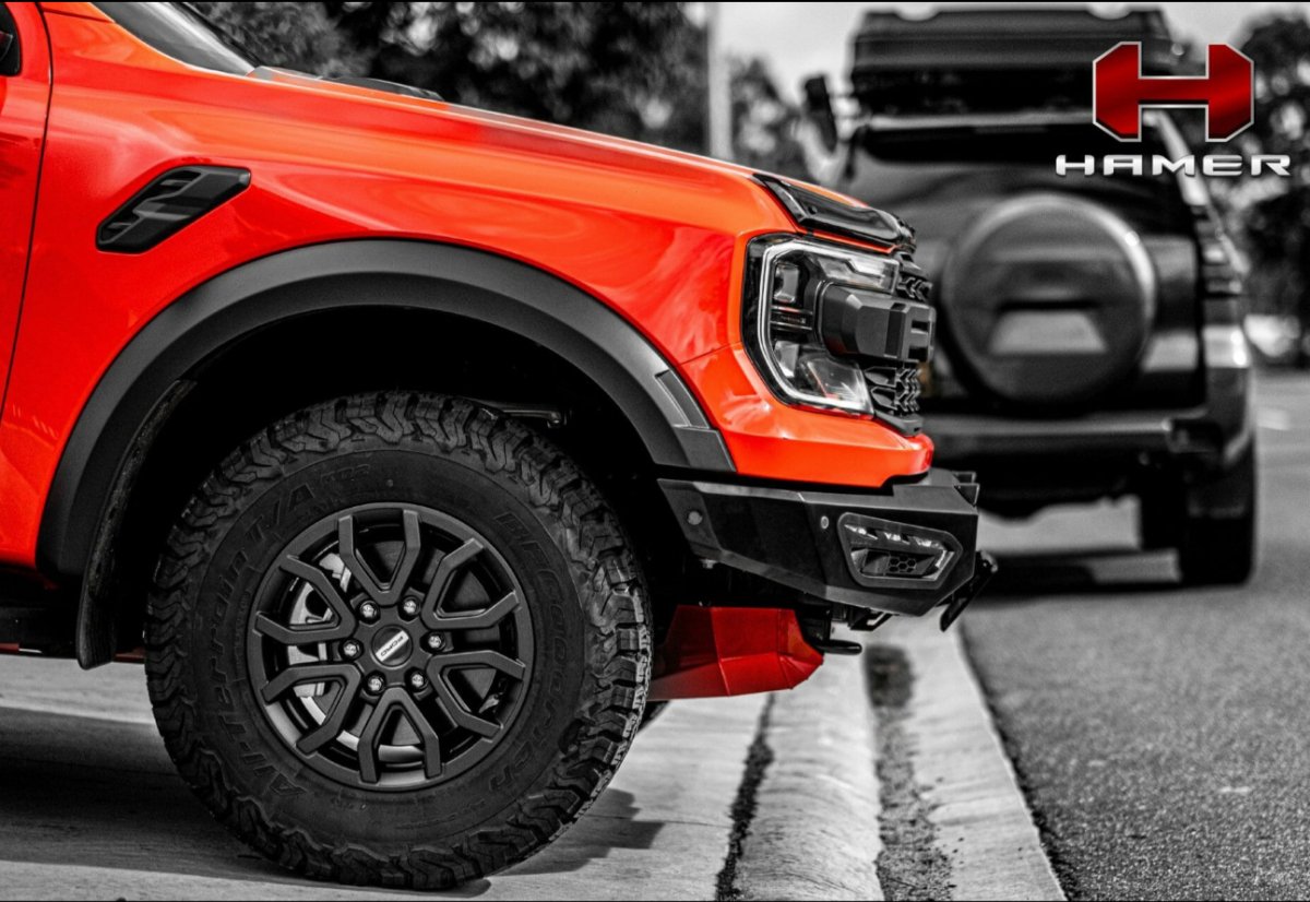 Hamer AM111 Atlas Series Winch Bar for Ford Ranger Raptor Next - Gen 2022 - on - NZ Offroader