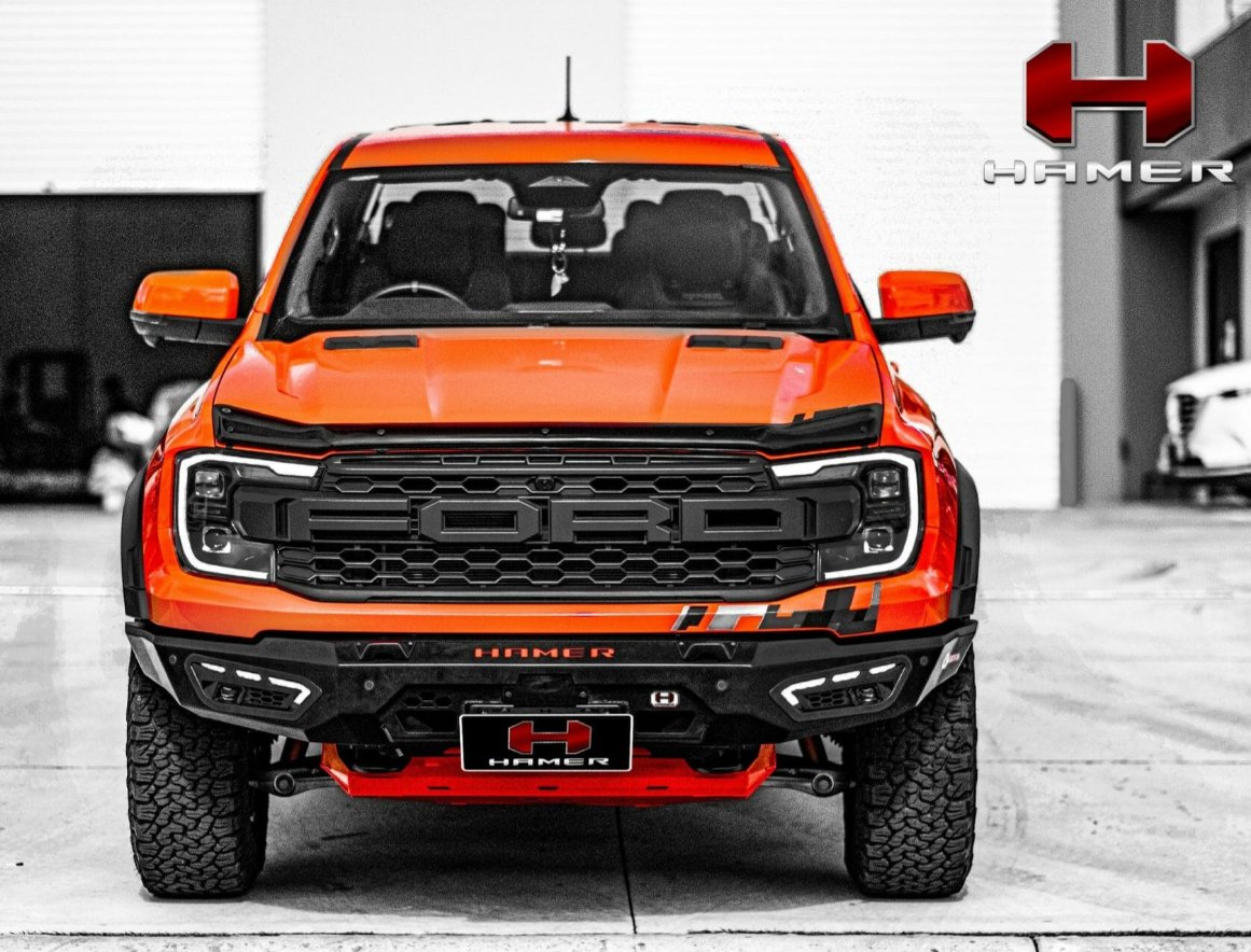 Hamer AM111 Atlas Series Winch Bar for Ford Ranger Raptor Next - Gen 2022 - on - NZ Offroader