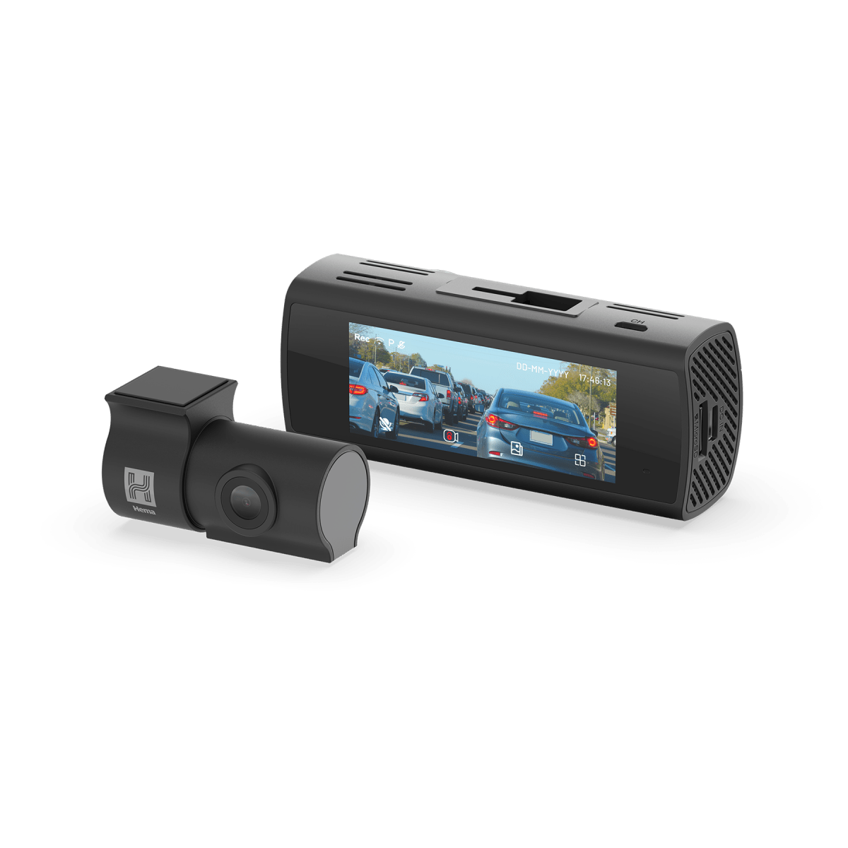 Hema HM - DVR22 4K UHD Front Dash Camera and 1080p Rear Camera With 3.2” IPS Screen, Built - in GPS, and Wi - Fi - NZ Offroader