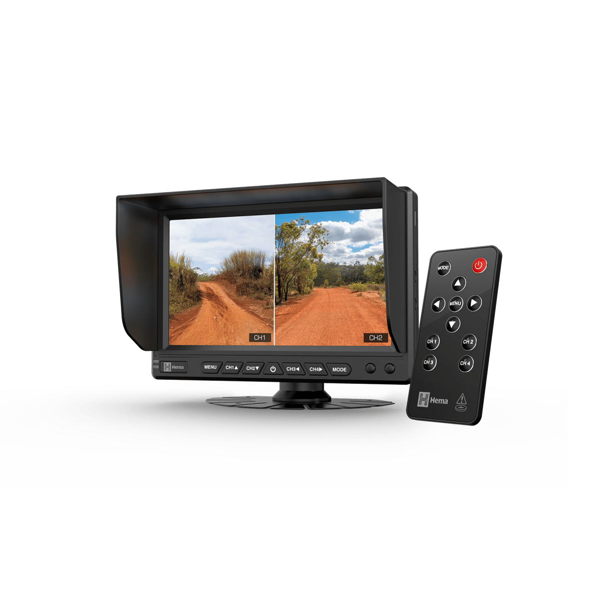 Hema HM - MNT 7” AHD 4 - Channel Display Monitor - NZ Offroader