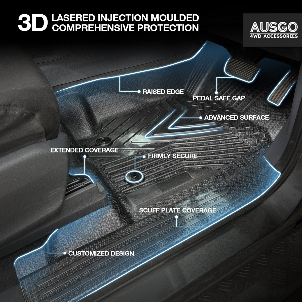 Mazda BT - 50 2011 - 2020 Injection Car Floor Mats - NZ Offroader