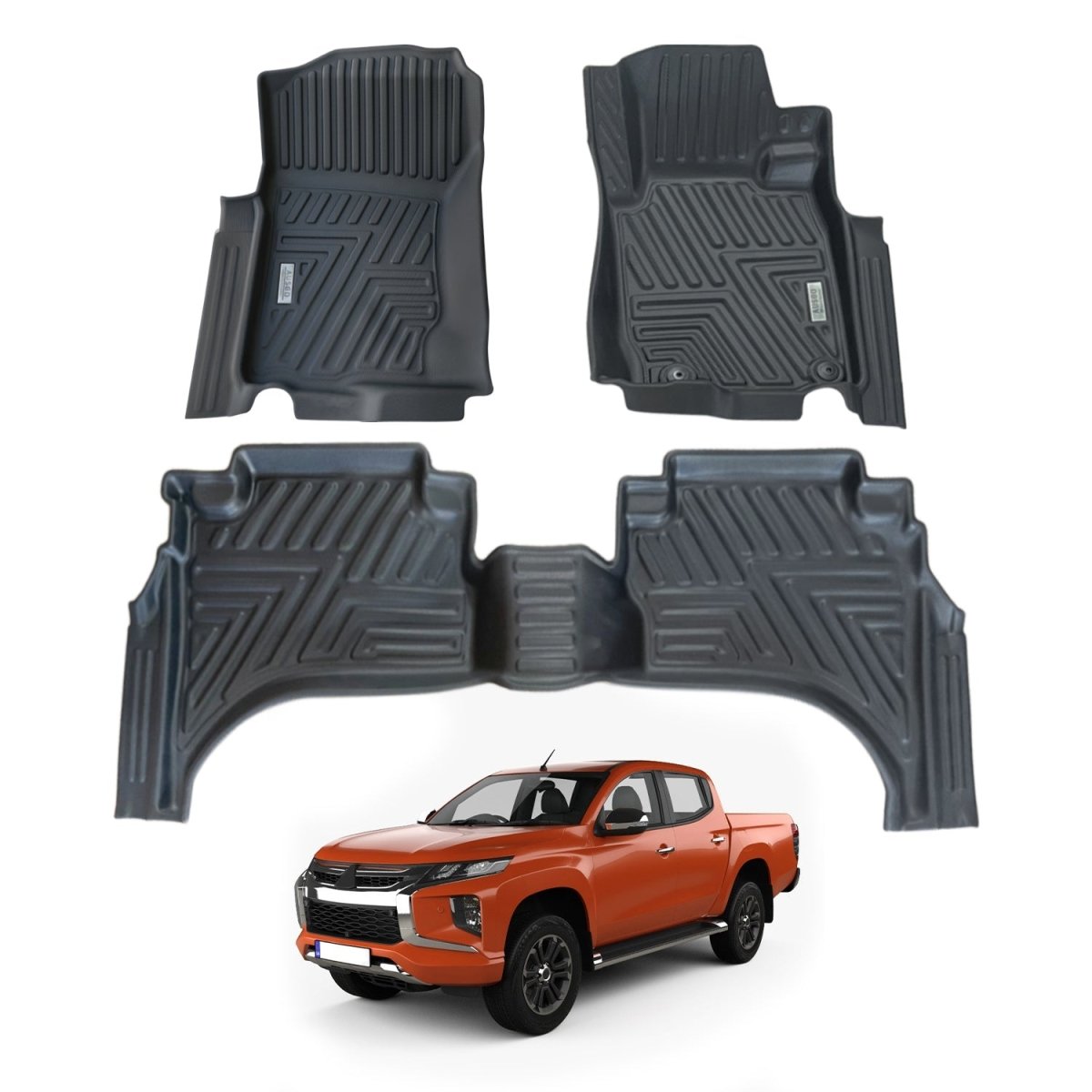 Mitsubishi Triton MQ MR 2015 - 2024 Car Floor Mats - NZ Offroader
