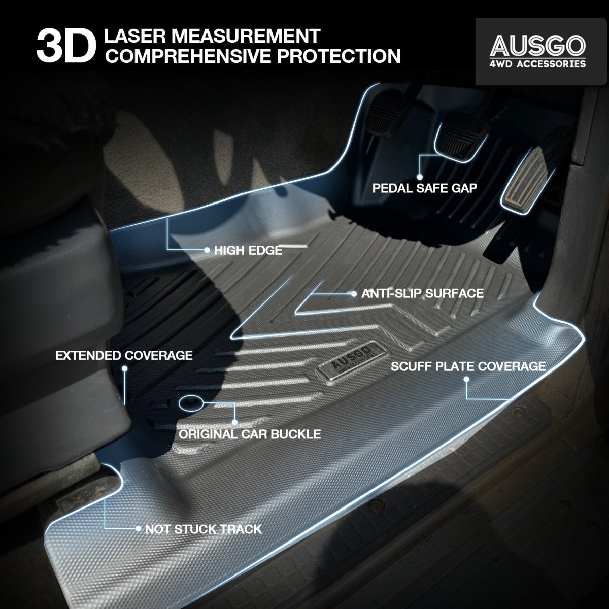 Nissan Patrol GQ Y60 1988 - 1997 Car Floor Mats - NZ Offroader