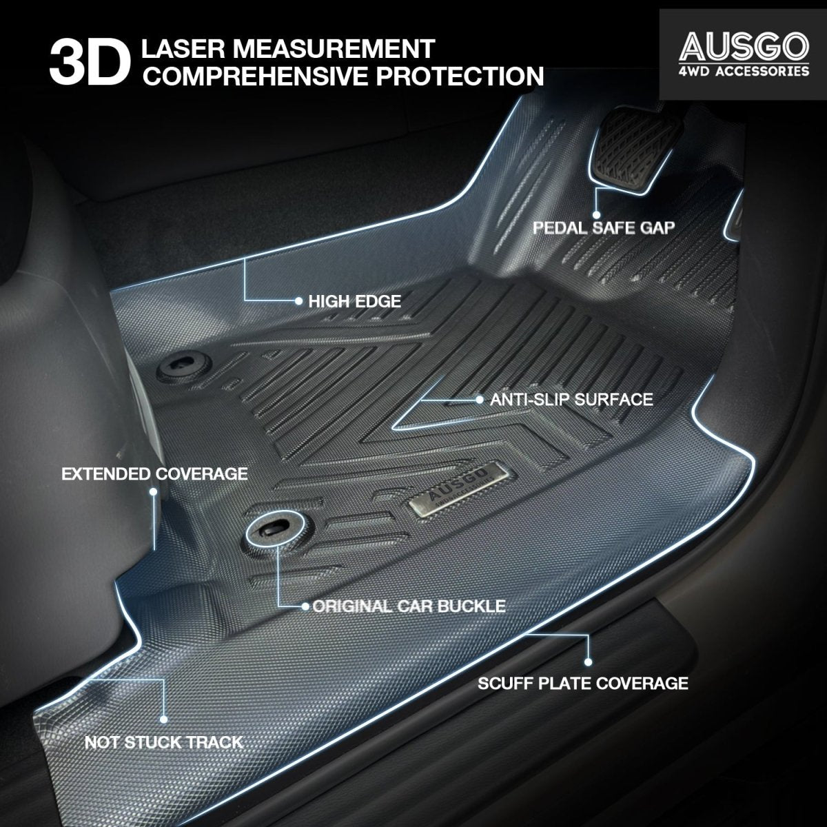 Nissan Patrol Y62 2012 - Onwards Car Floor Mats - NZ Offroader
