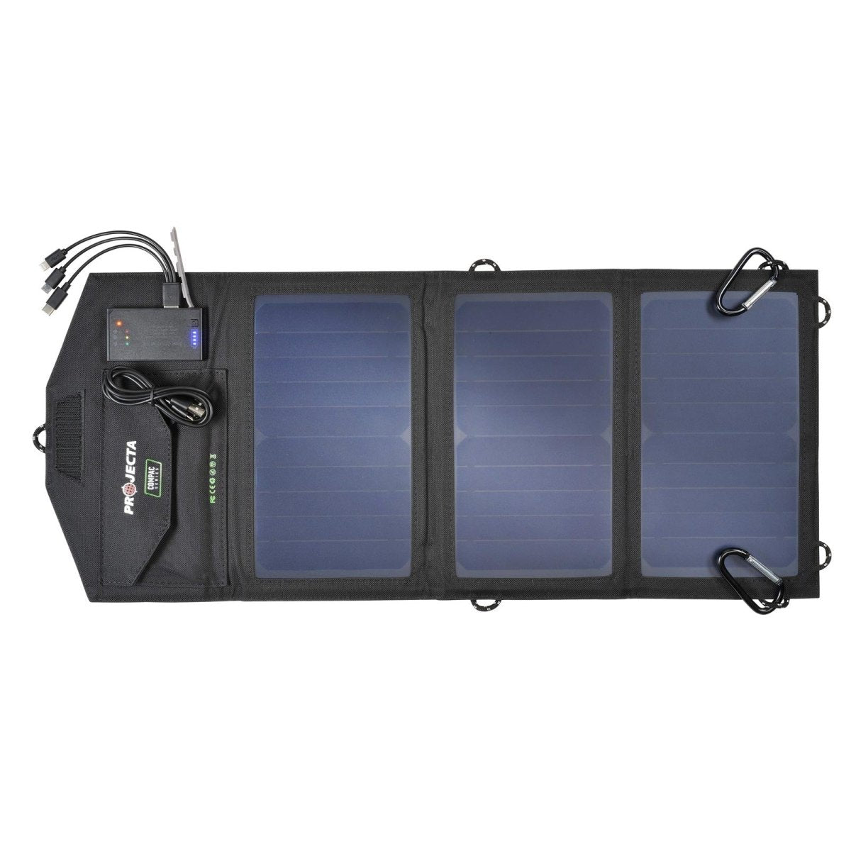 PROJECTA 15W Personal Folding Solar Panel With Power Bank - NZ Offroader