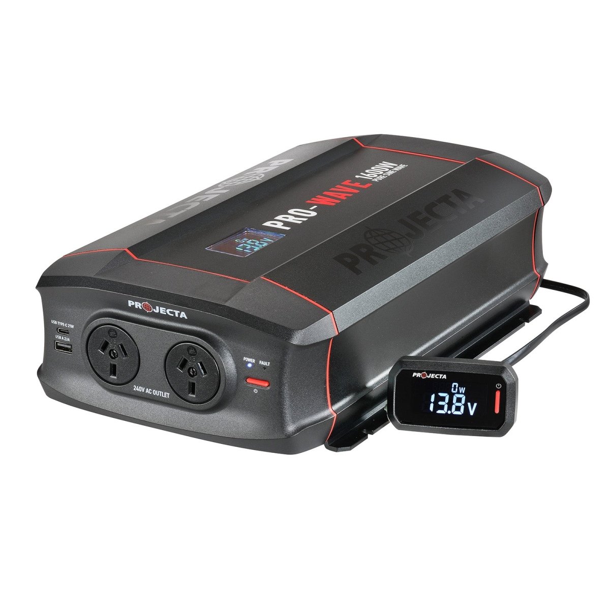 PROJECTA 1600W 12V Pure Sine Wave Inverter - NZ Offroader