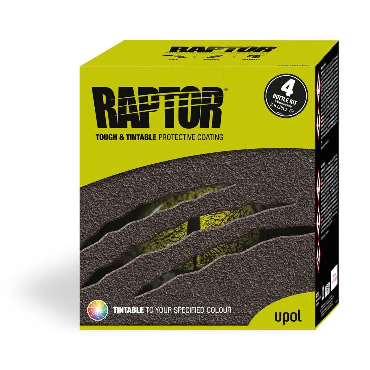 RAPTOR Tough Protective Coating 4 Bottle Kit - Tintable - NZ Offroader