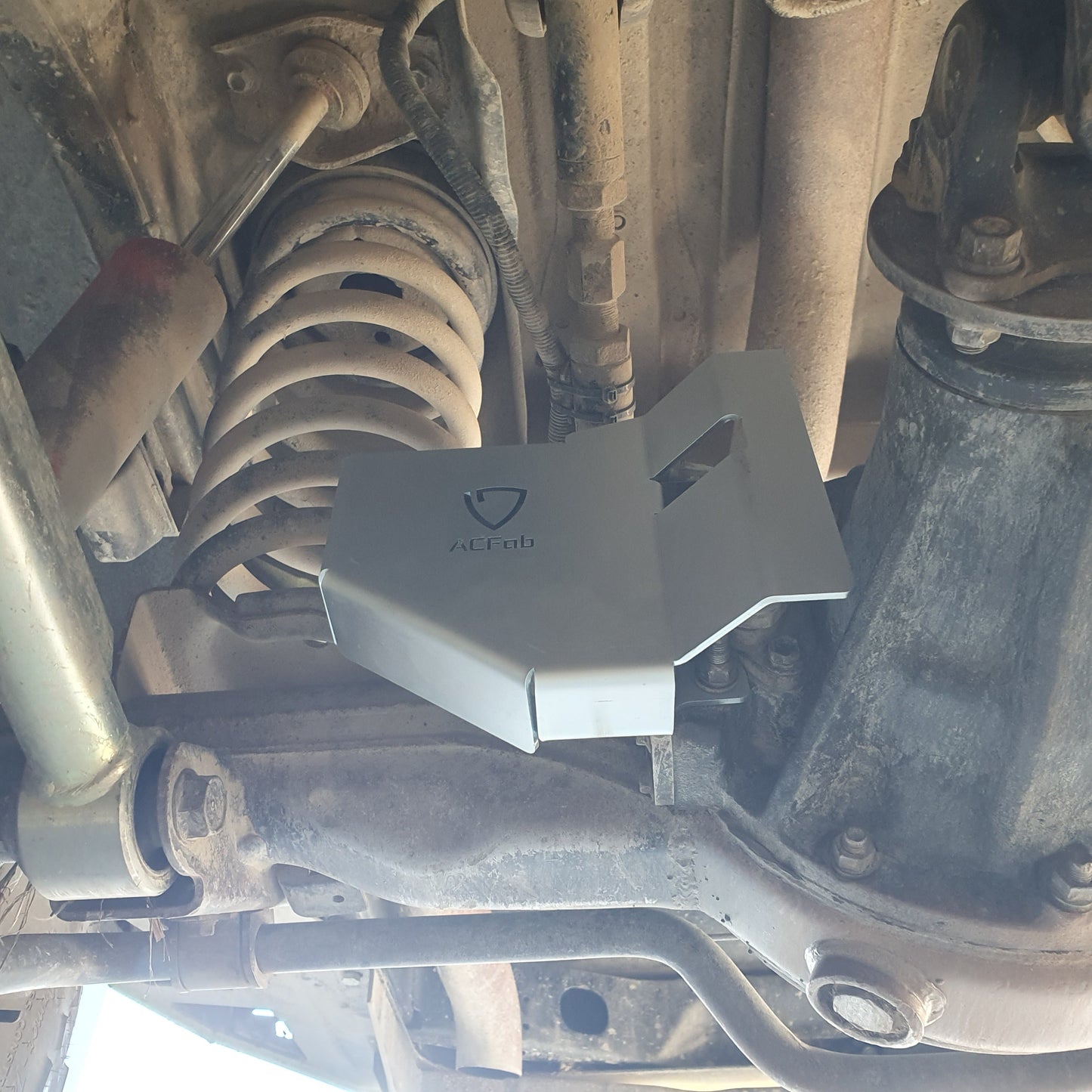 ACFab Toyota Landcruiser 76/78/79 and 80 series Rear Diff Locker Guard