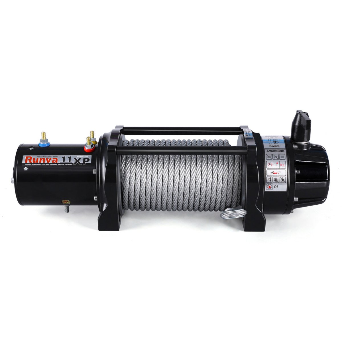 Runva 11XP Premium Winch 24V with Steel Cable - NZ Offroader