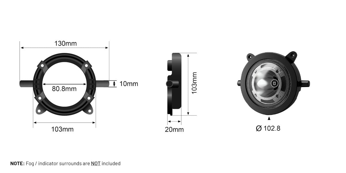 STEDI Boost Integrated Driving Light For ARB Deluxe - NZ Offroader