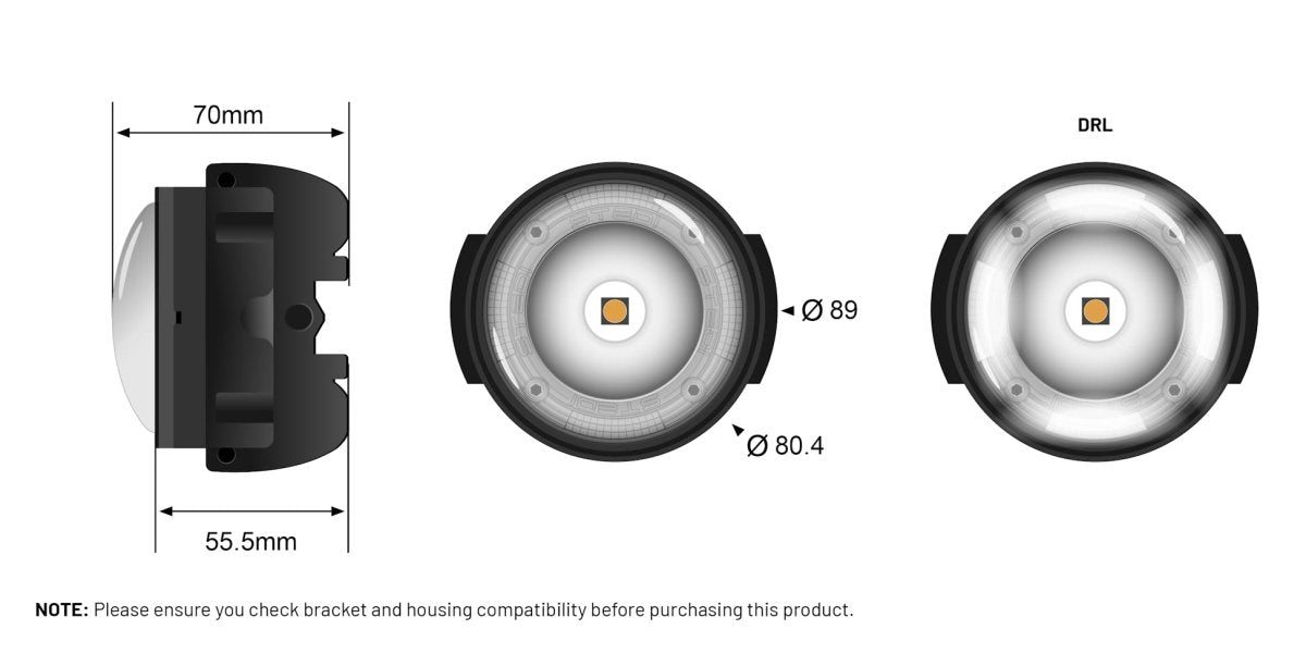 STEDI Boost Integrated Driving Light For ARB Deluxe - NZ Offroader