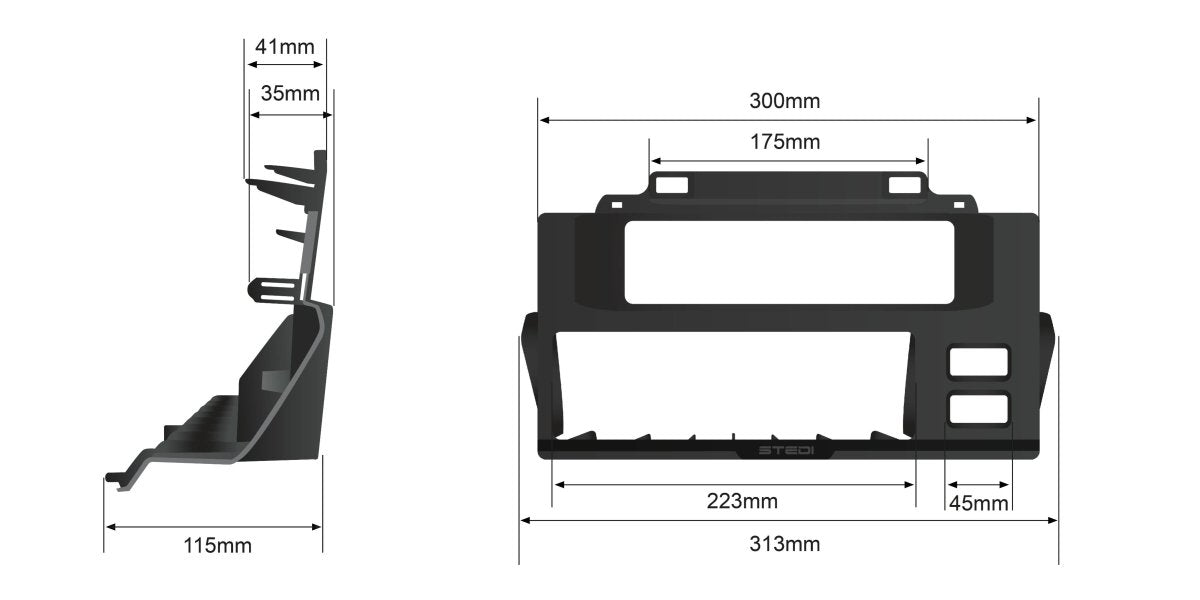 STEDI Centre Switch Panel to Suit 70 Series Landcruiser - NZ Offroader