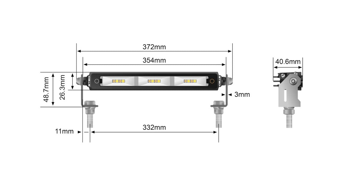 STEDI Micro Touch Dual Colour 13.9 Inch - NZ Offroader