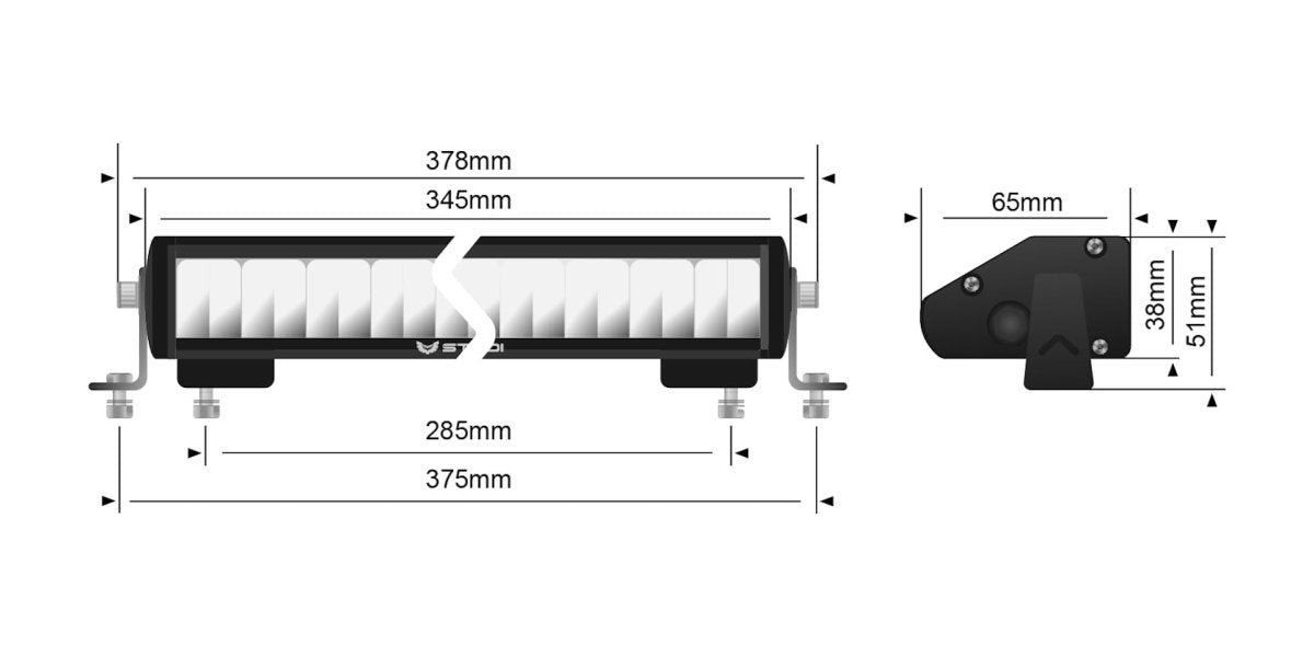 STEDI ST1K 13.5 Inch E - Mark LED Light Bar - NZ Offroader