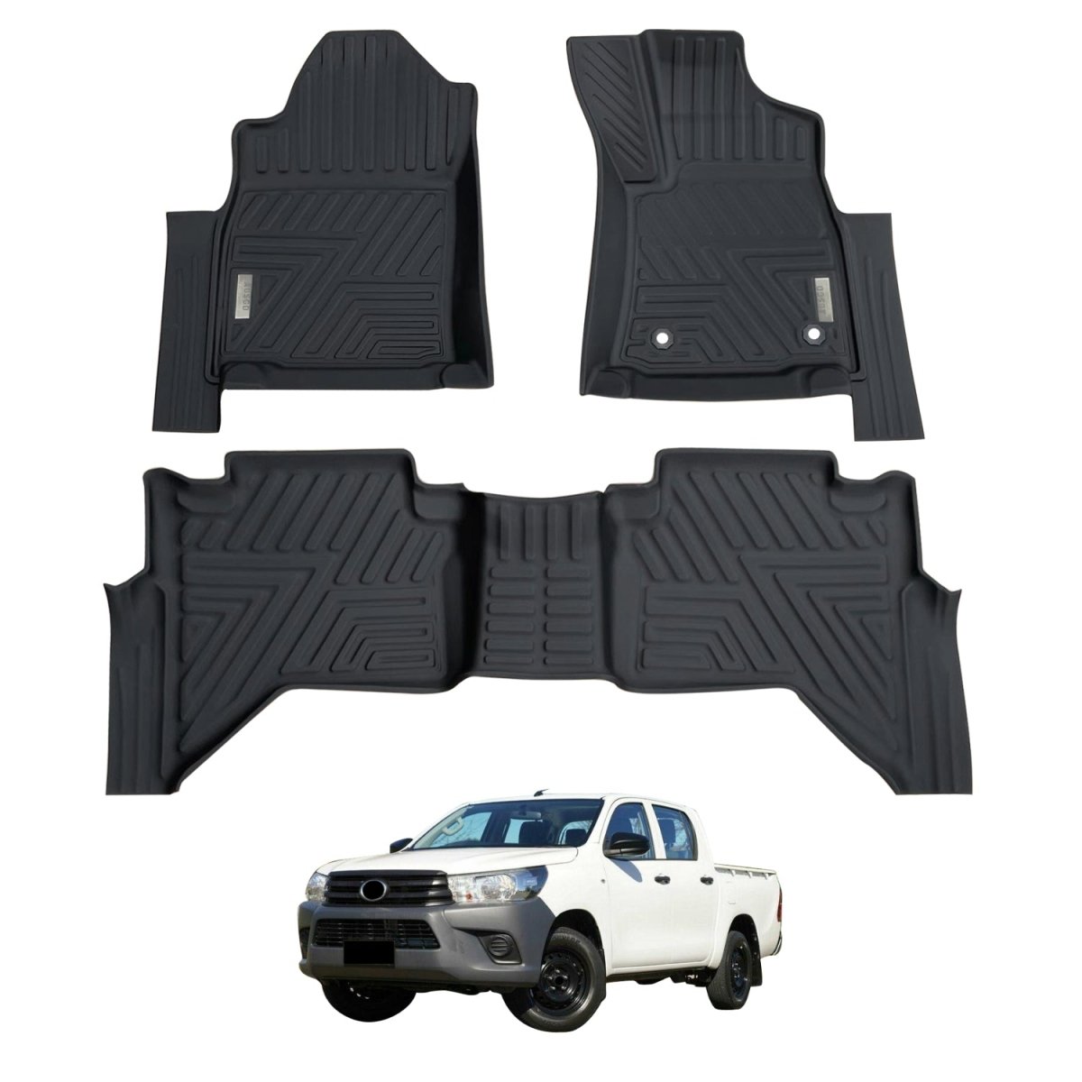 Toyota Hilux 2015 - Onwards Car Floor Mats（Auto Trans） - NZ Offroader