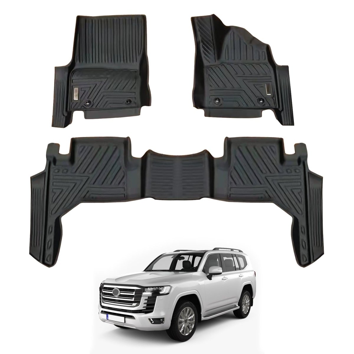 Toyota Land Cruiser 300 Series 2021 - Onwards Car Floor Mats - NZ Offroader